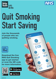 Quit smoking Start saving using the app