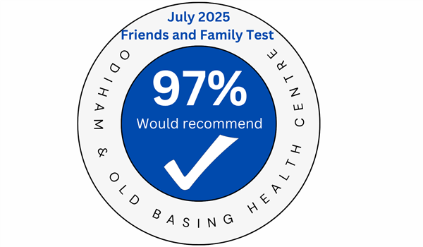 July 25 Friend and Family result of 97%