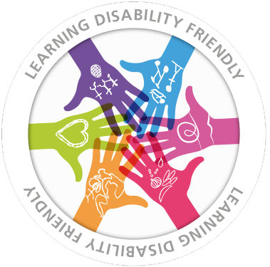 Learning disability friendly practice logo