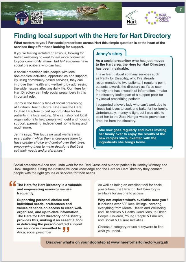 Social Prescriber Local News